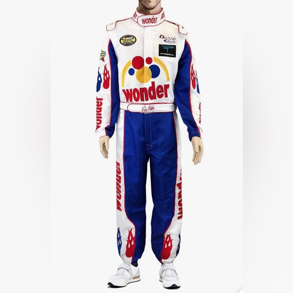 Ricky Bobby Embroidered Jumpsuit Set Talladega Nights Clothing Adults S or L